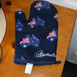 Australia Day Flag G’Day Oven Mitt Cotton polyester Blend BBQ Barbie Sydney